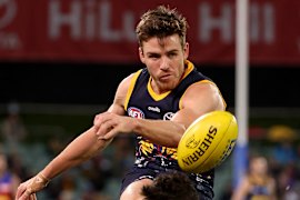 Paul Seedsman of the Crows in 2021. 