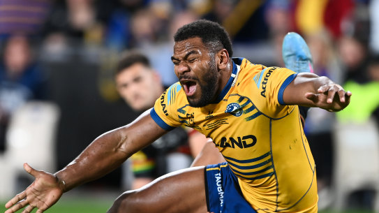 Maika Sivo is still returning from a knee injury and did not play in the Eels’ trial games.