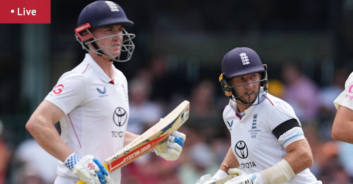 Fifth Ashes Test LIVE: England’s best partnership of series continues after rain-affected day one