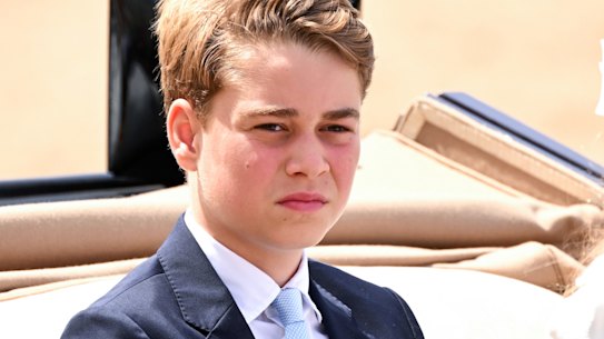 Il principe George ha partecipato al Trooping the Colour a Londra lo scorso fine settimana.