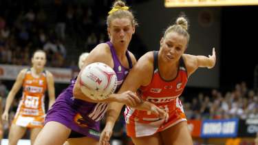 Hard work: The current minimum payment in Super Netball is just over $27,000 a season.