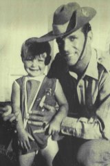 Cheryl Grimmer with her father Vince.