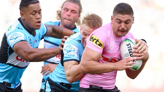 Mavrik Geyer in action for Penrith.