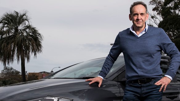 Patrick Carr appreciates the flexibility of driving Uber but the income is variable.