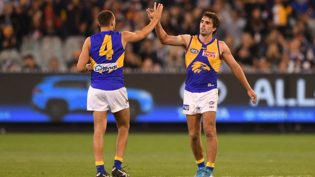 Dom Sheed and Andrew Gaff were booed by Magpie fans last Saturday before the Eagles ran home to a 22-point win.