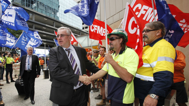 Bob Carnegie has broken ranks with the CFMMEU over Labor's climate change policy direction.