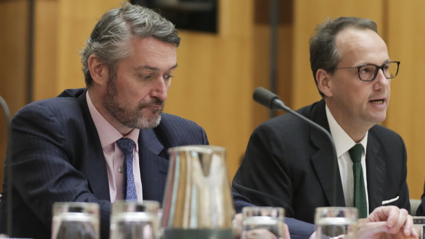Daniel Crennan and James Shipton from the Australian Securities and Investments Commission.