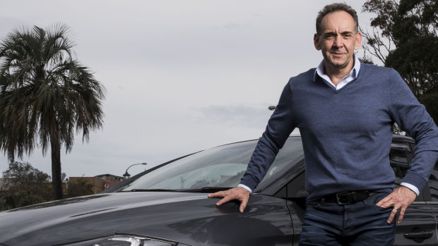 Patrick Carr appreciates the flexibility of driving Uber but the income is variable.
