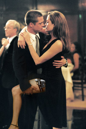 As John Smith (Brad Pitt) and Jane Smith (Angelina Jolie) in Mr and Mrs Smith.