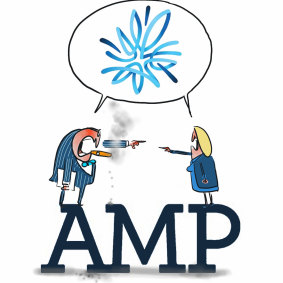 Who said what to whom, AMP edition. Illustration: Matt Golding