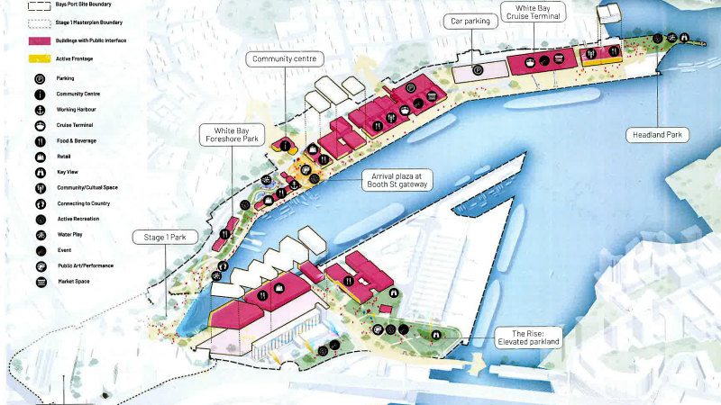 Revealed: Huge plan for new offices and parks at Glebe Island - but no homes