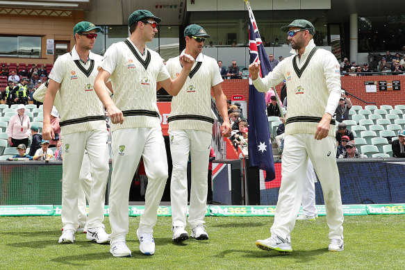 Bowlers  Josh Hazlewood, Pat Cummins, Mitchell Starc and Nathan Lyon.