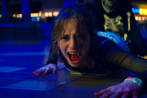 Maya Hawke in the first of three Fear Street movies based on R. L. Stine’s <i>Goosebumps</i> books.