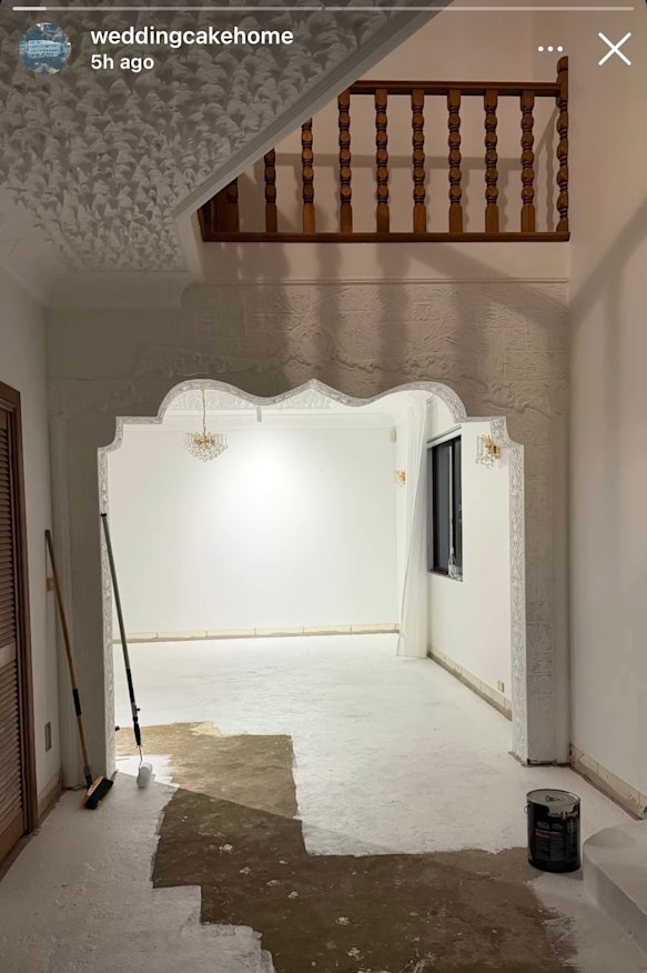 The new owners are sharing the renovation journey on Instagram.