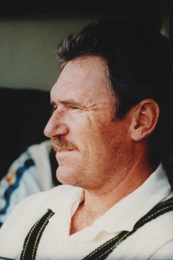 Allan Border during the 1993 Ashes tour.