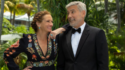 George Clooney and Julia Roberts channel Mamma Mia! in Aussie-filmed rom-com