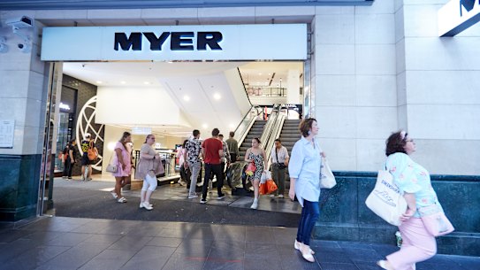 Myer has inked a number of loyalty points deals over the past year. 