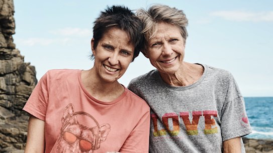 Julia (right) and Jessica Szulerowski: “Jess was bullied a lot in school … I had to be careful the mama bear in me didn’t attack the child rather than go to the parents.”