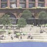 The latest plans for Howard Smith Wharves include landscaped stairs and an amphitheatre down to the waterline.
