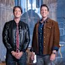 James and Oliver Phelps, hosts of Harry Potter: Wizards of Baking.