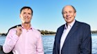 Tony Schultz, managing director of North Harbour Clean Energy, and Grant King, chairman