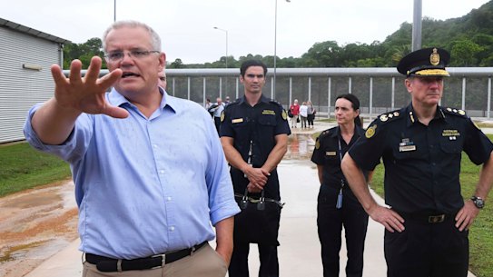 Prime Minister Scott Morrison reopened the Christmas Island detention centre last month.