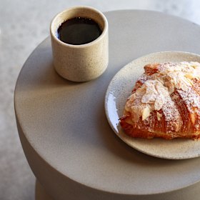 Pair your coffee at Rumble with a pastry from sibling bakery Double Dutch.