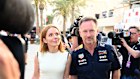 Geri Halliwell and Christian Horner at the Bahrain Grand Prix in 2024.