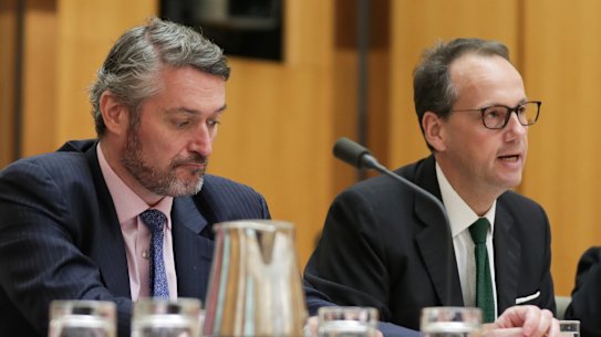 Daniel Crennan and James Shipton from the Australian Securities and Investments Commission.