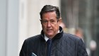 Former Barclays chief executive Jes Staley arrives at court in London. 