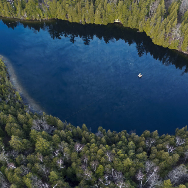 Crawford Lake in Ontario Canada has been selected as the “golden spike” that demonstrates a tipping point between geological epochs. The lake’s sediment could usher in the formal announcement of the Anthropocene.