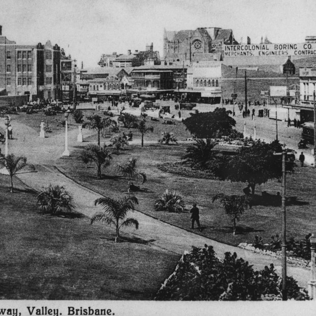 Centenary Park in Fortitude Valley, in 1931.
