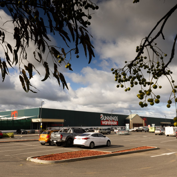 The Bunnings car park in Craigieburn.