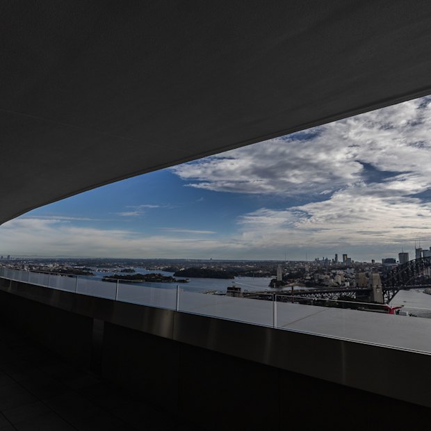 The view from the top of 33 Alfred Street.