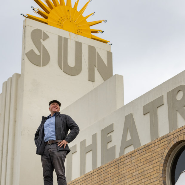 Michael Smith, owner of The Sun theatre in Yarraville.