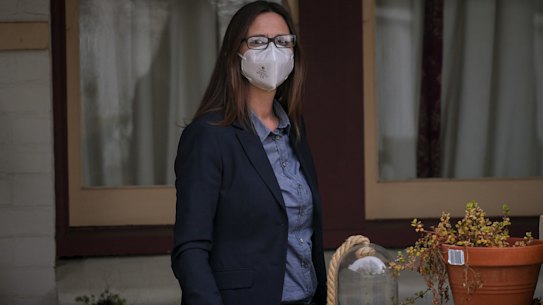 Sheree Driver says her disabled sister contracted COVID-19 from a support worker.