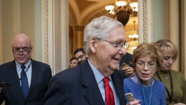 Senate majority leader Mitch McConnell appears to have foiled the Democrats' plans to call new witnesses.