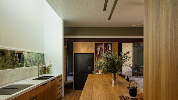The revamped kitchen is unrecognisable from its original look.