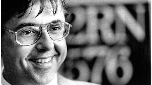 Norman Swan as general manager of the ABC’s Radio National in Ultimo in 1992.