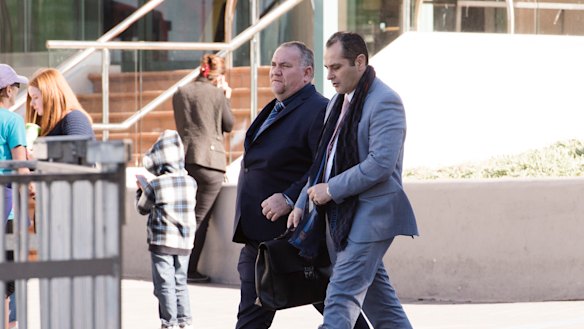 Negotiations: Michael Ibrahim outside Sealevel restaurant.