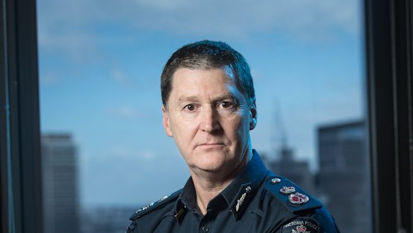 Victoria Police Commissioner Shane Patton.