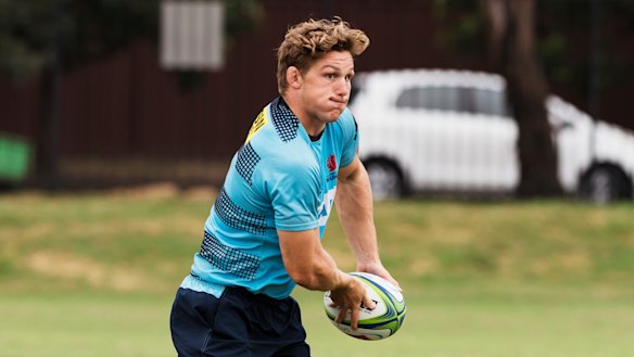 Waratahs captain Michael Hooper is pumped to face the Reds. 