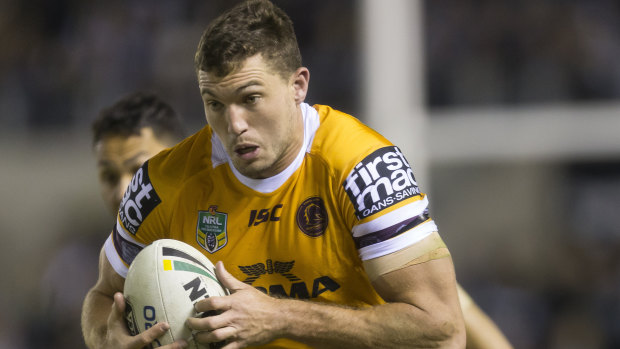 Corey Oates in action for the Broncos earlier this year.