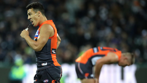 Dylan Shiel has some thinking to do.
