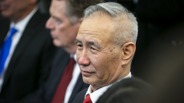Chinese Vice-Premier Liu He has returned to the US to try to finalise a trade deal to end the tariff war.