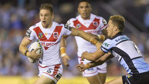 Wing man: Dragons fullback Matt Dufty could be moved to the wing in 2019 to make room for Corey Norman.