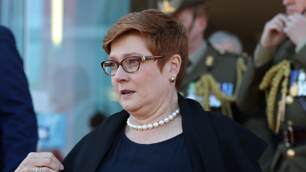 Foreign Minister Marise Payne.