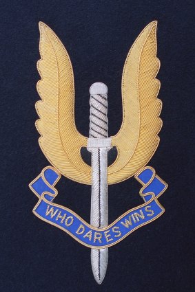 The SAS logo: Who Dares Wins
