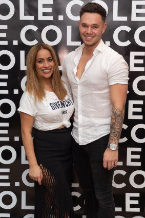 Hairdresser Mariah Rota pictured with ex-husband Tom Cole have rival salons in Double Bay.
