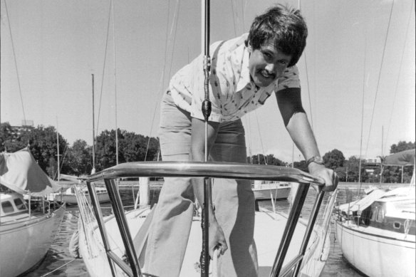 Peter Shipway on Marloo in 1979.